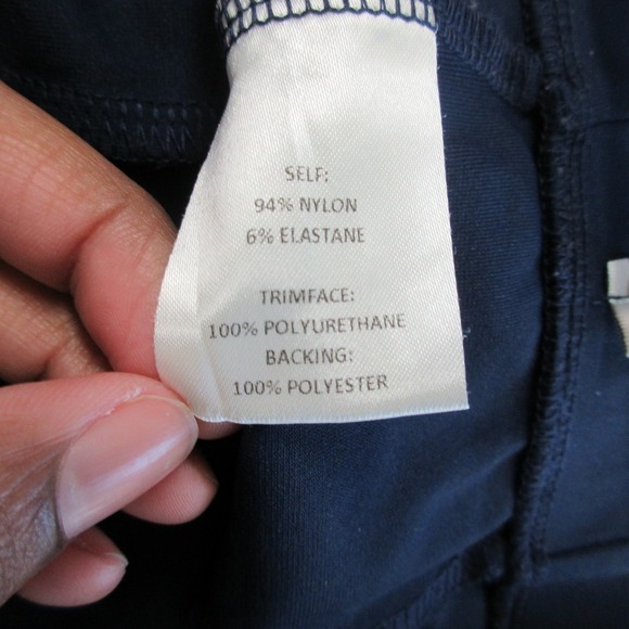 Elaine Kim Tech Stretch Cropped Flare Legging Olga L Blue Lagenlook Pants 288 - Picture 8 of 16